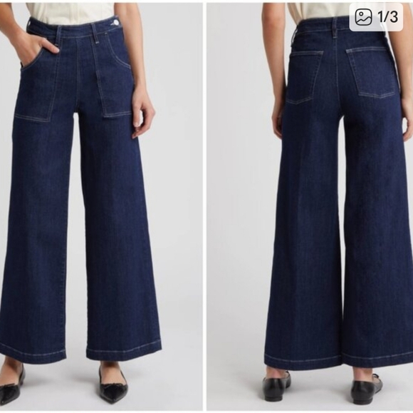 Frame Francoise Wide Leg Denim Jeans Size 29 in Virgo